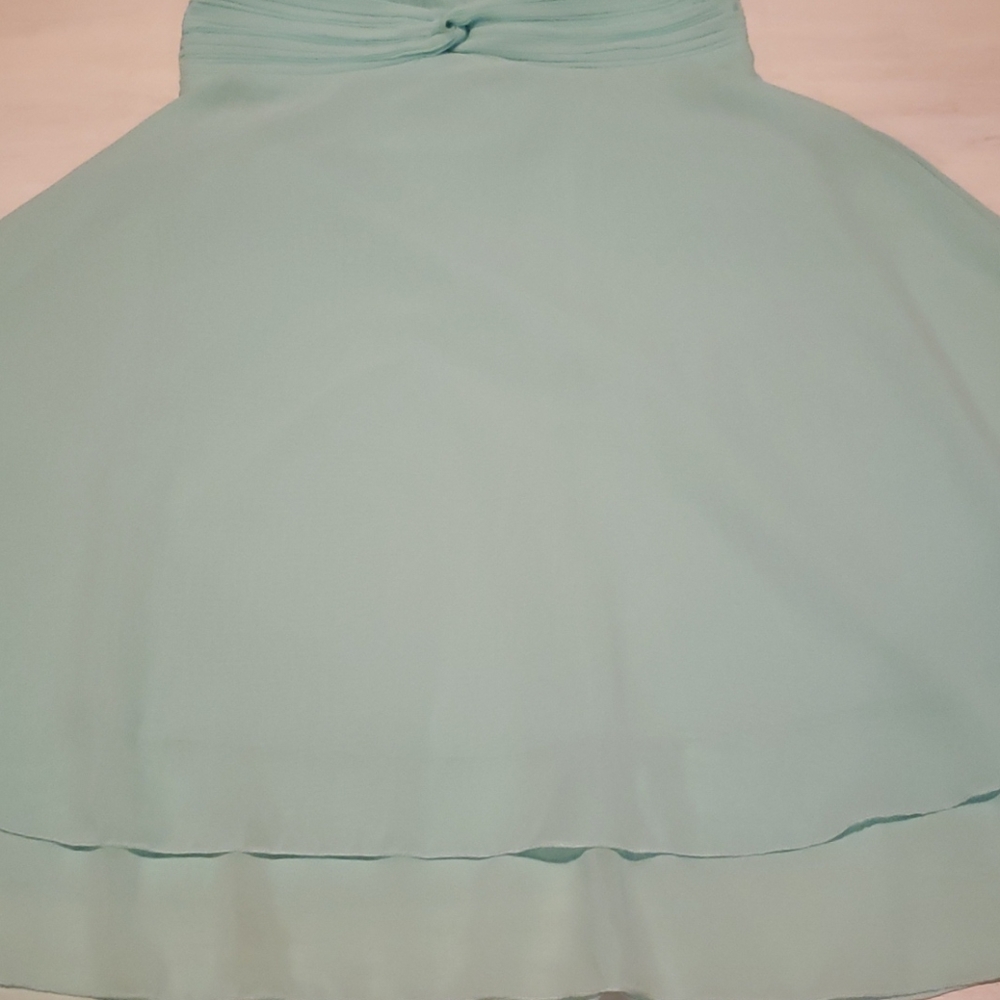 Aqua colored dress - Picture 3 of 6